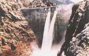 The Morrow Point Dam